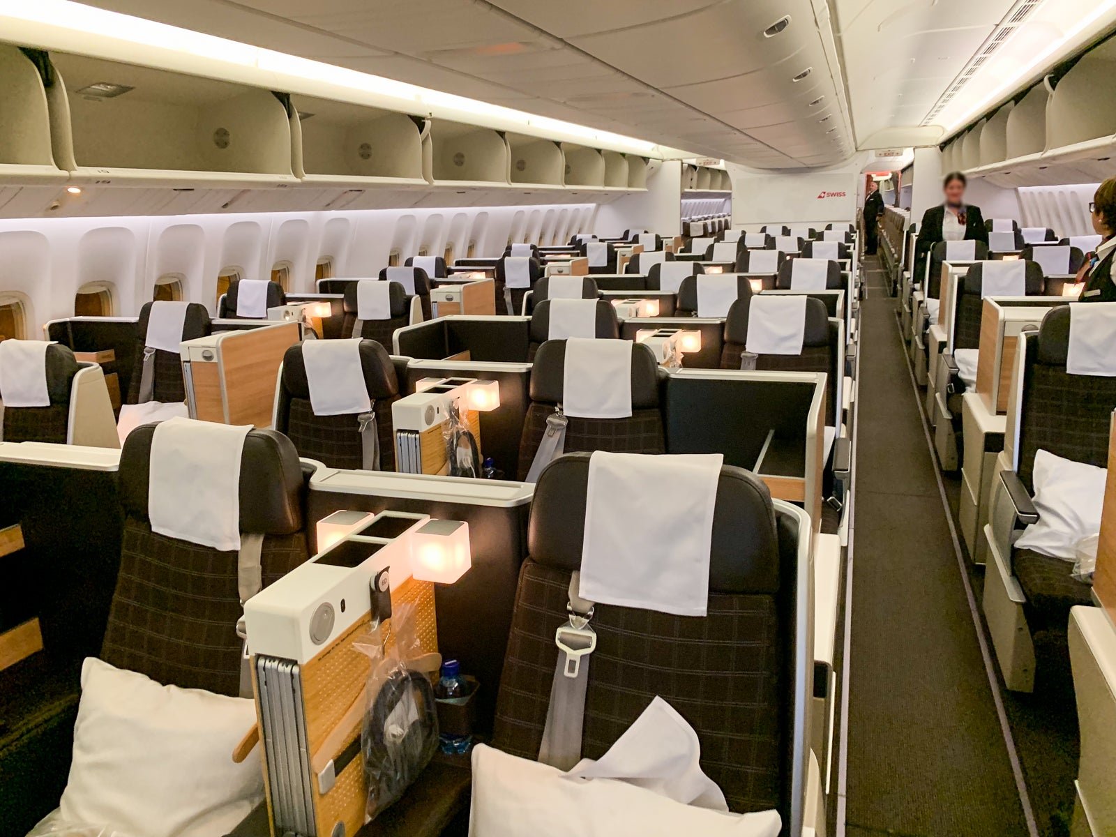 Luxury Comfort In Swiss Airlines Business Class Flight