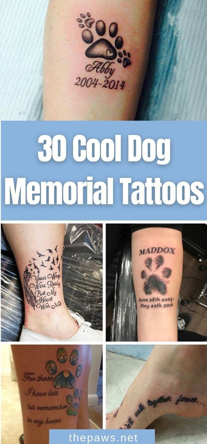 Honoring Your Pup: Dog Memorial Tattoo Guide